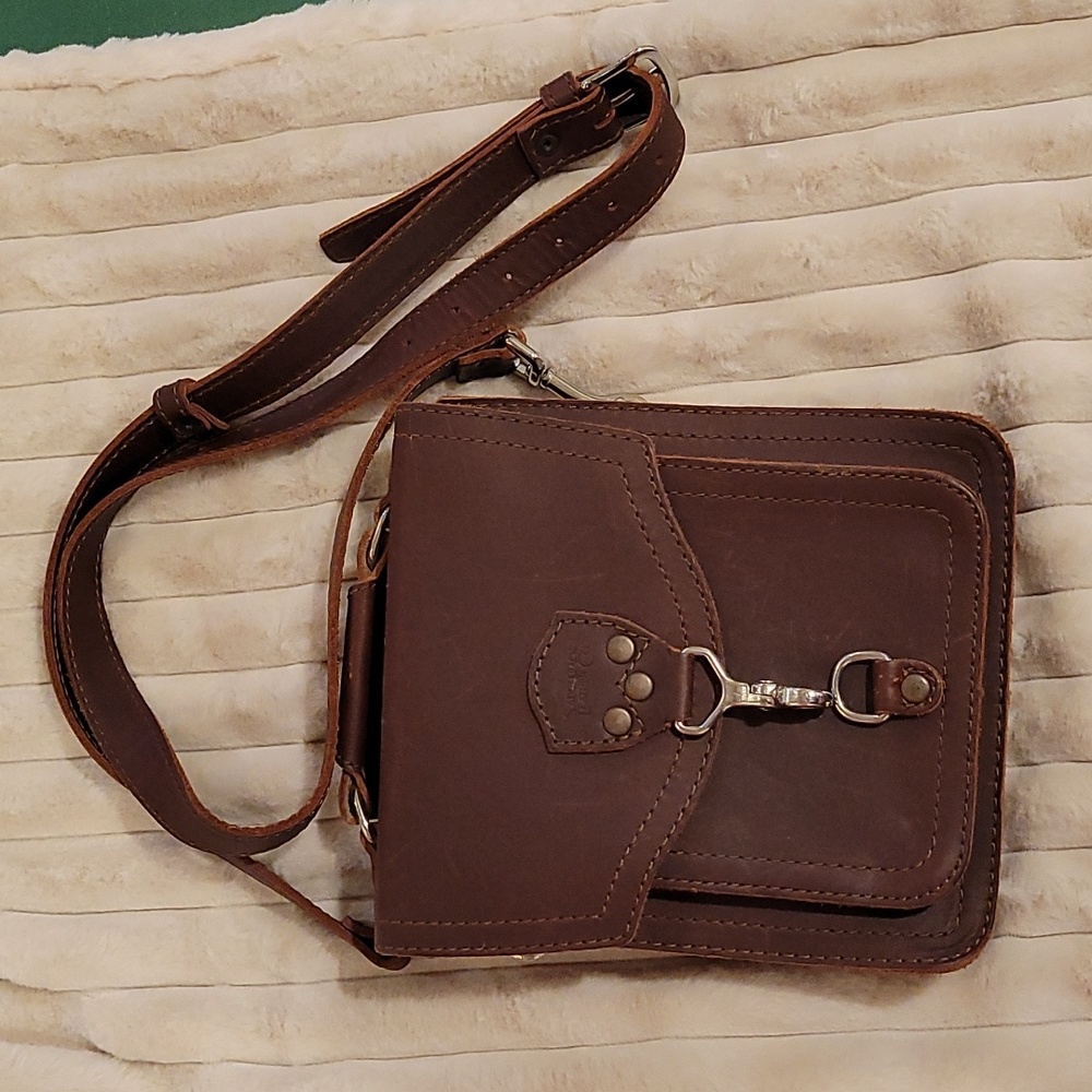 Saddleback leather crossbody bag